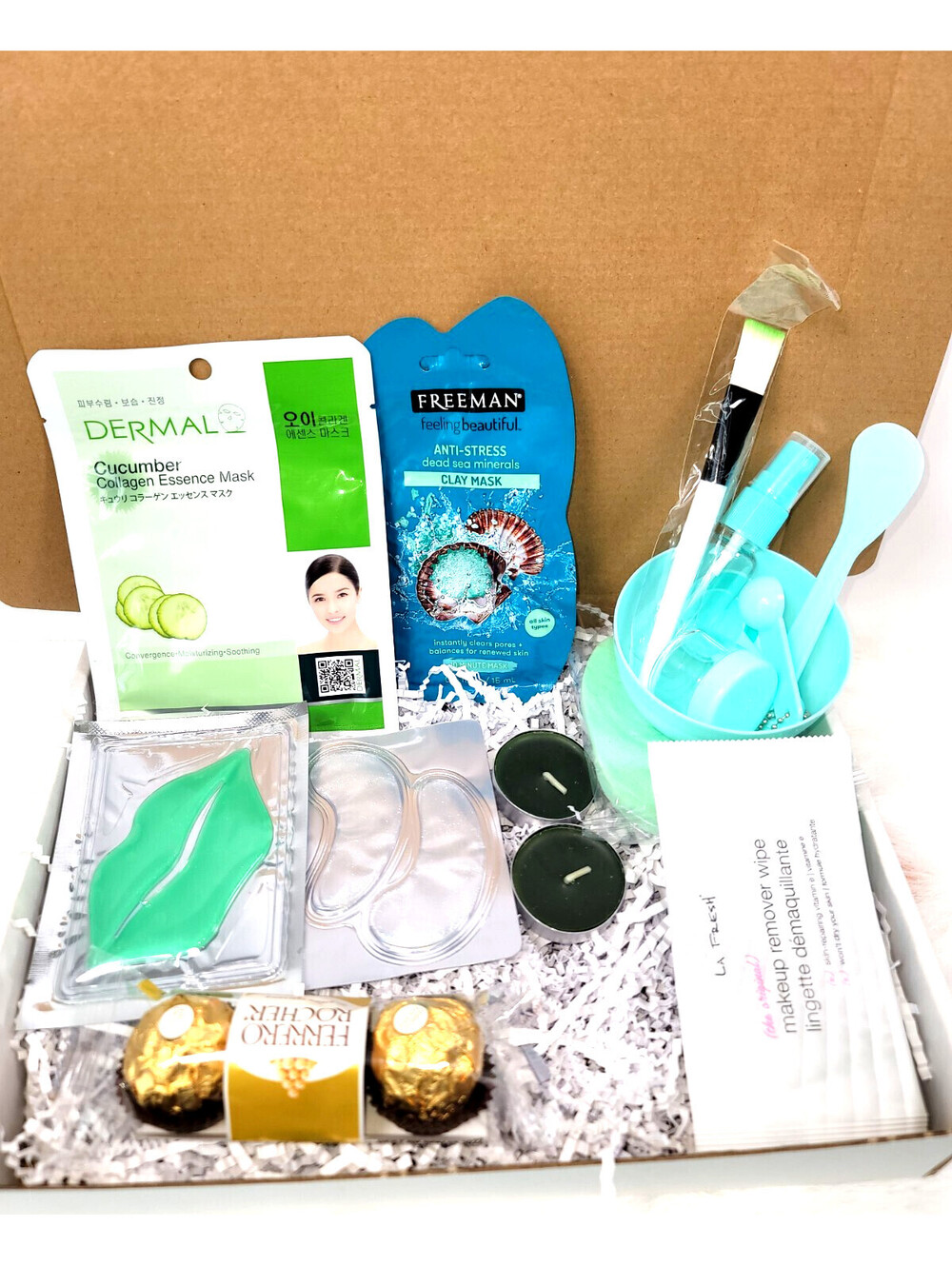 Teen Gift Box Self-Care Box with Face Masks, Pampering Box